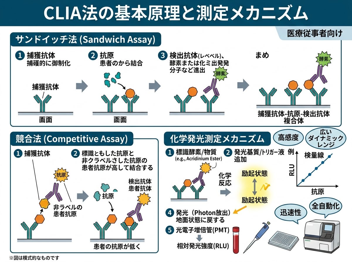 CLIA法の基本原理と測定メカニズム