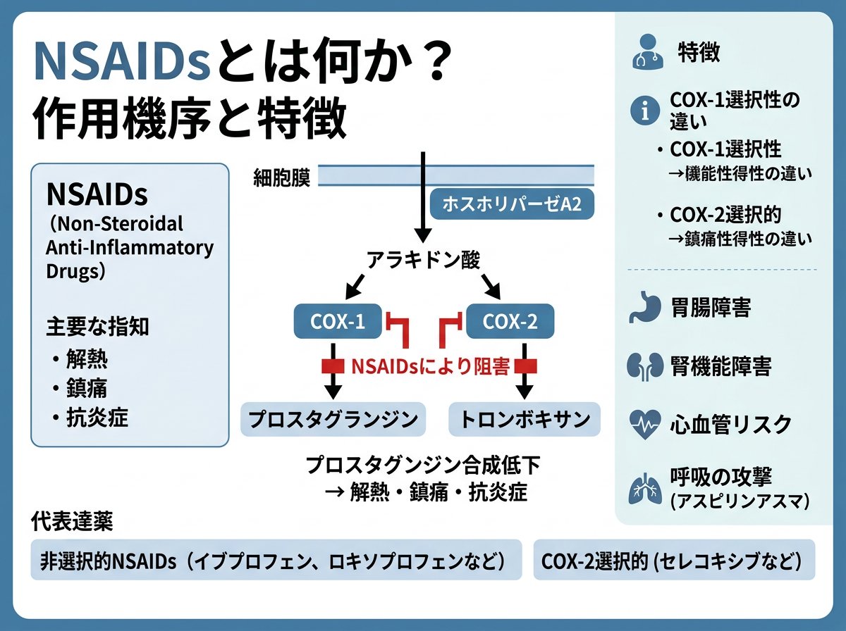 NSAIDs とは何か？作用機序と特徴