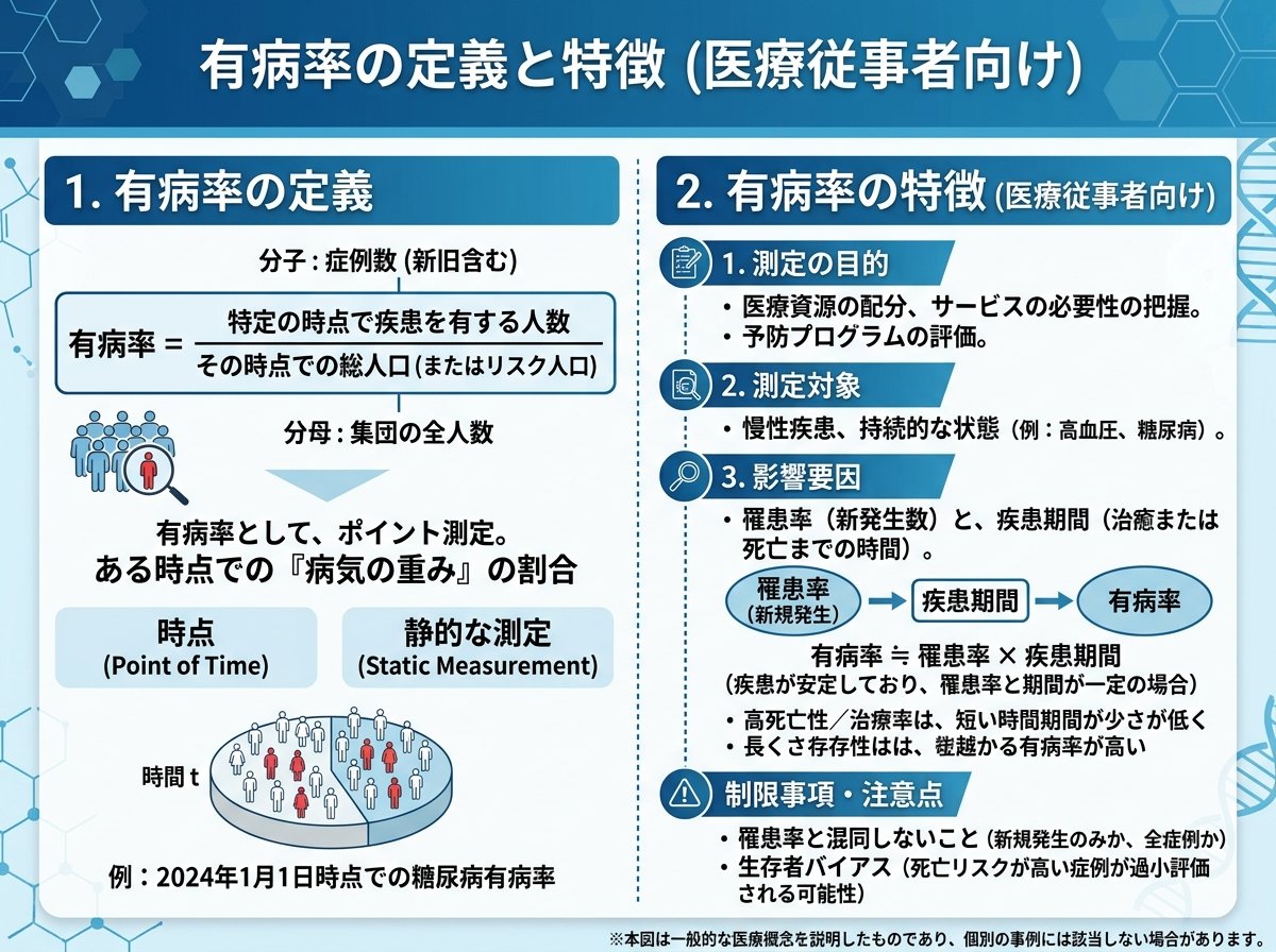 有病率の定義と特徴