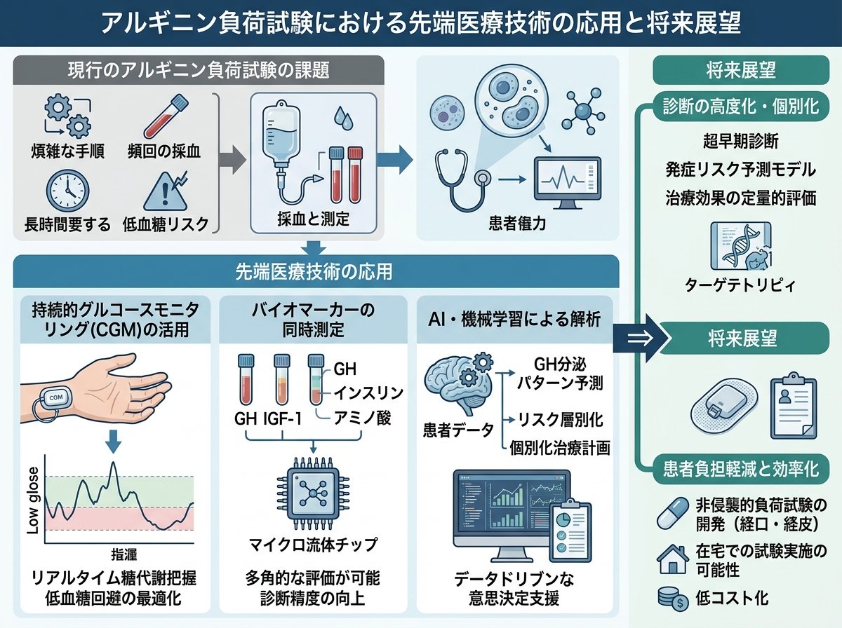 アルギニン負荷試験における先端医療技術の応用と将来展望
