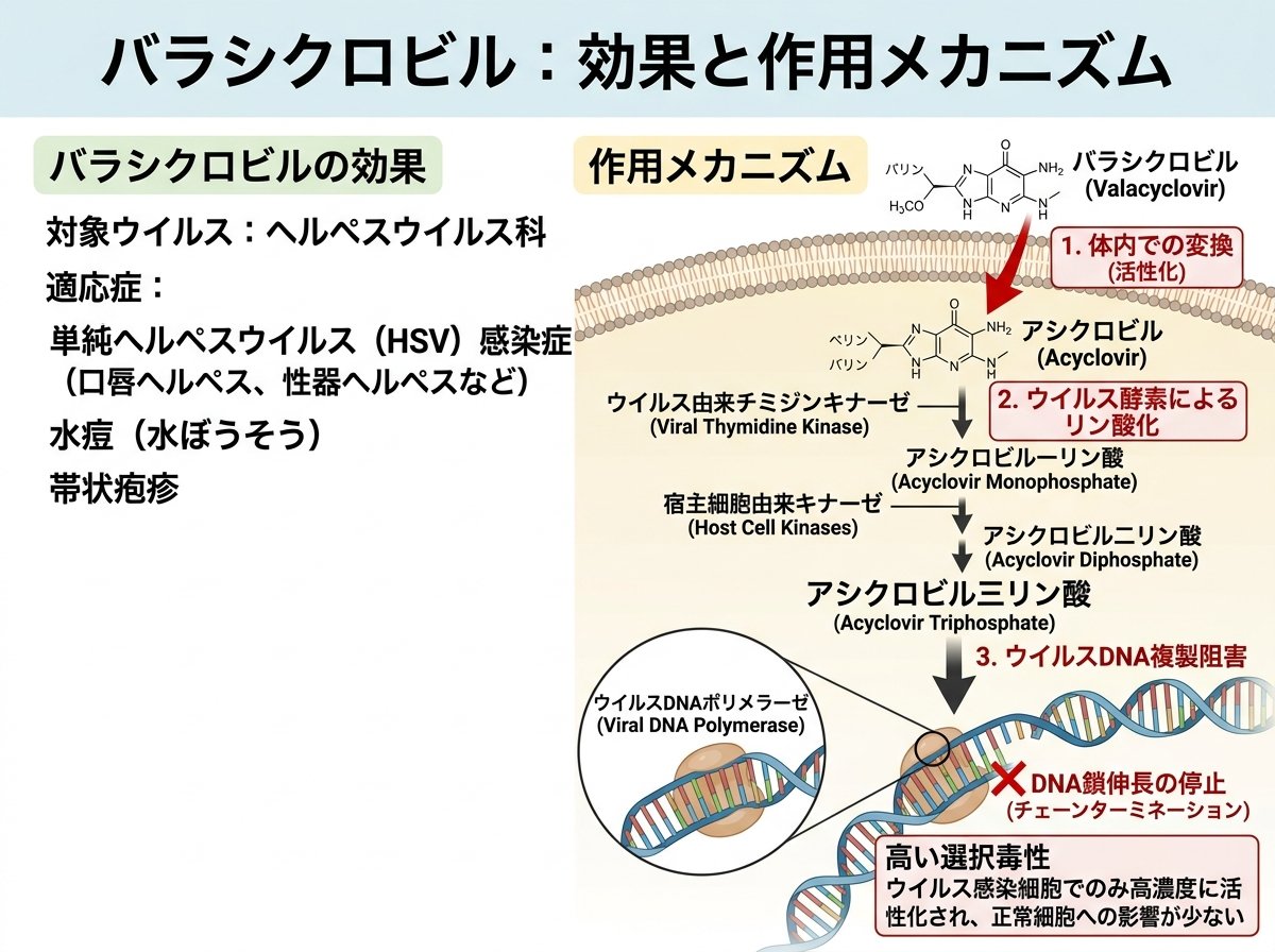 バラシクロビル効果とメカニズム