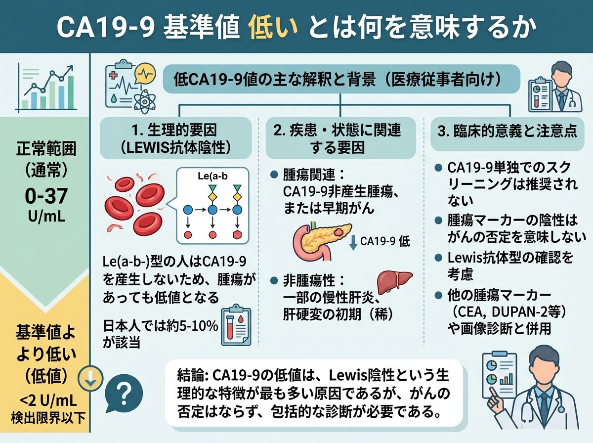 ca19-9 基準値 低い とは何を意味するか