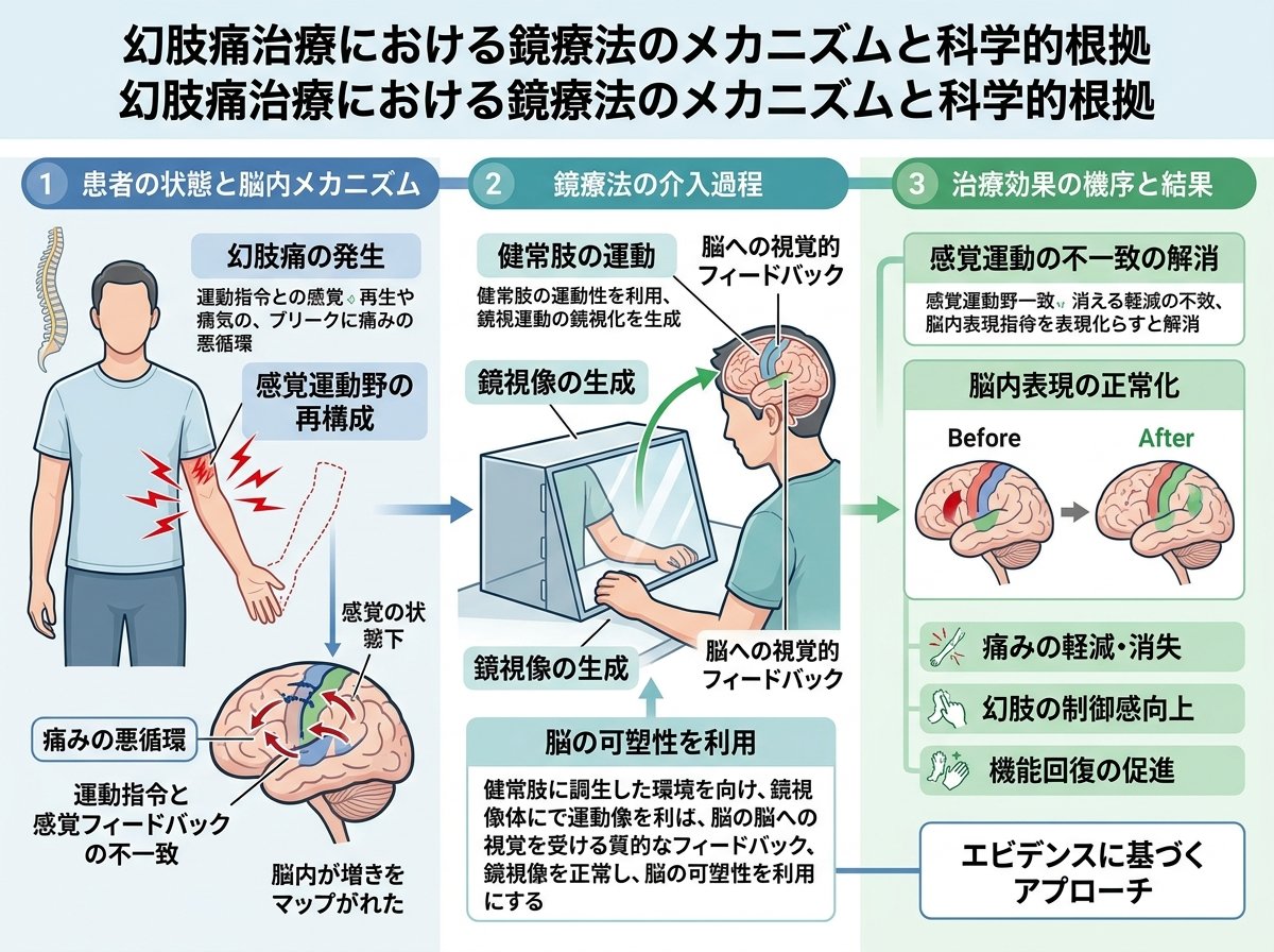 幻肢痛の治療に鏡が使われる理由
