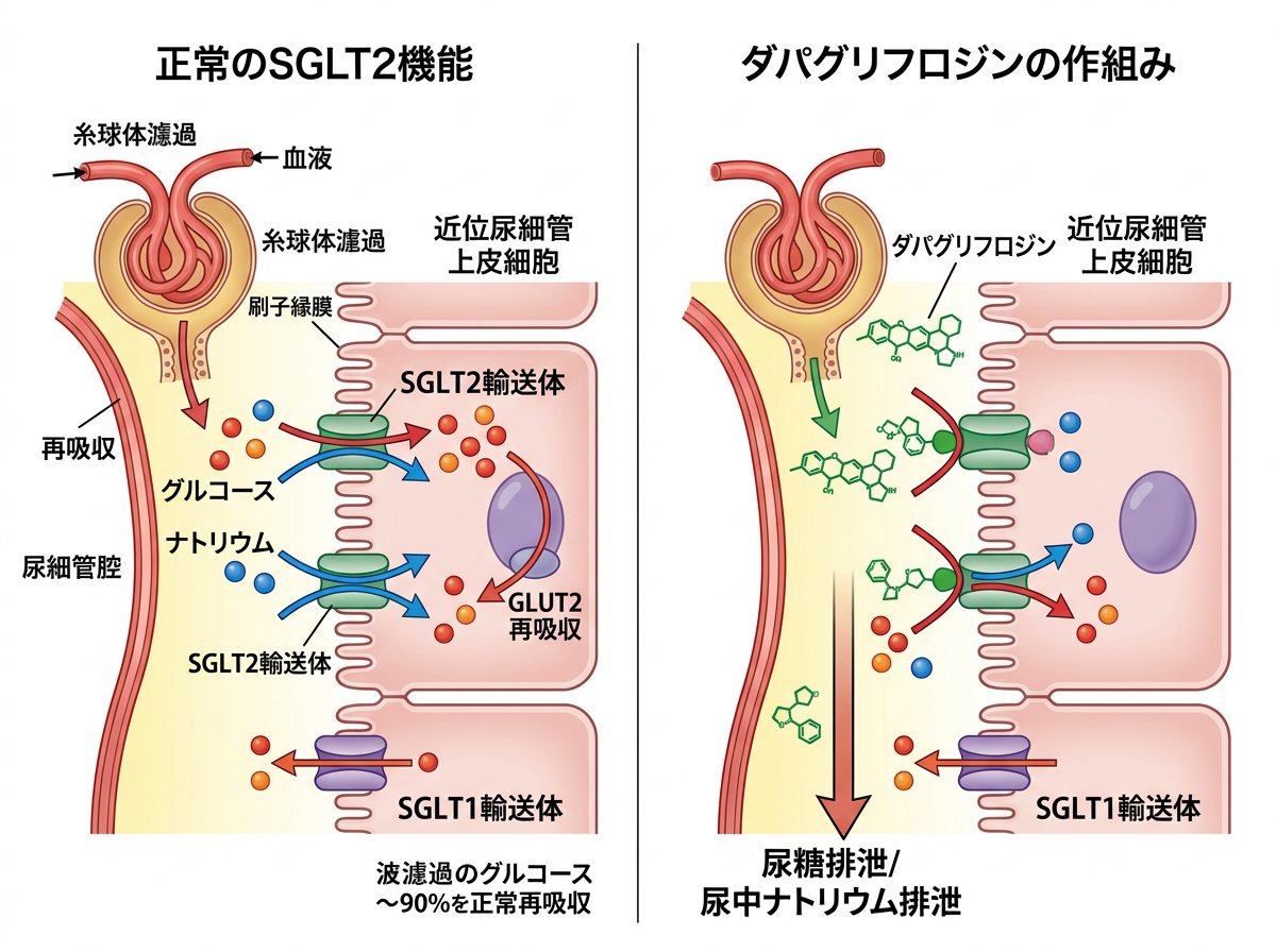 ダパグリフロジン 効果と副作用の臨床的意義と特徴