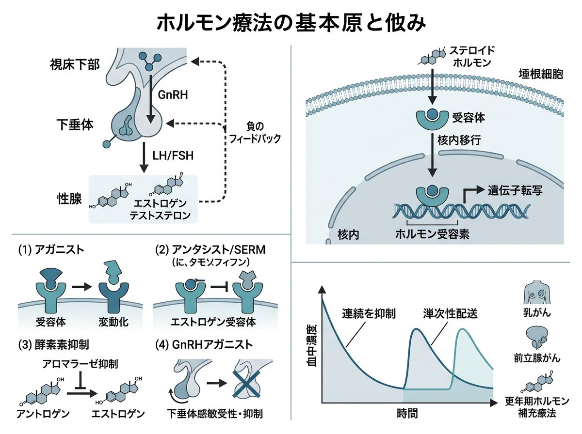 ホルモン療法の基本原理と作用メカニズム