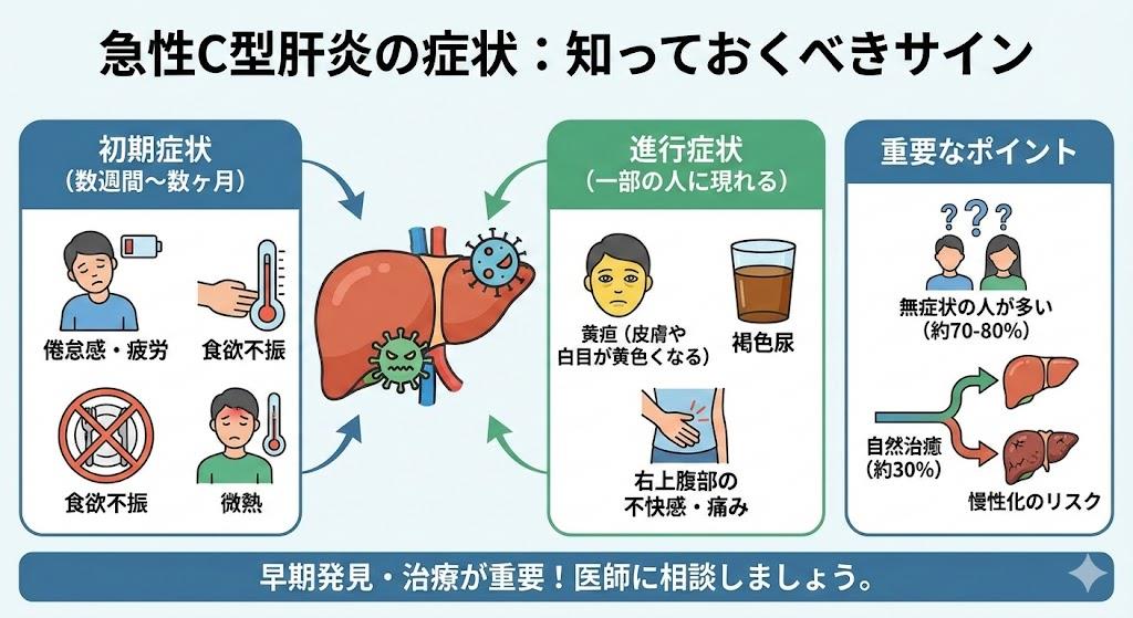 急性C型肝炎の症状