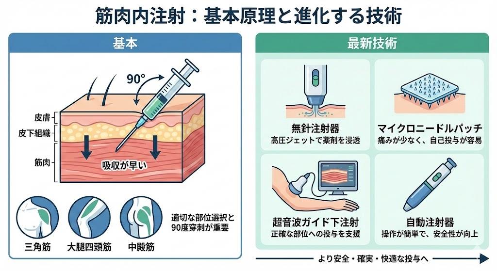筋肉内注射の基本と最新技術