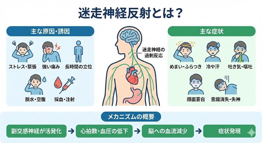 迷走神経反射の症状と原因