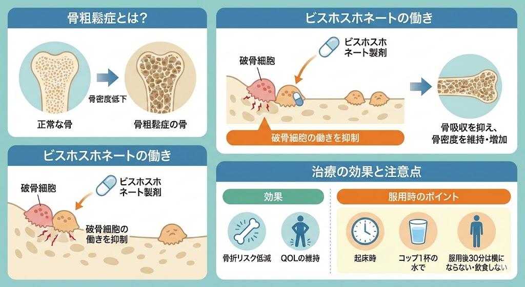 ビスホスホネートと骨粗鬆症治療