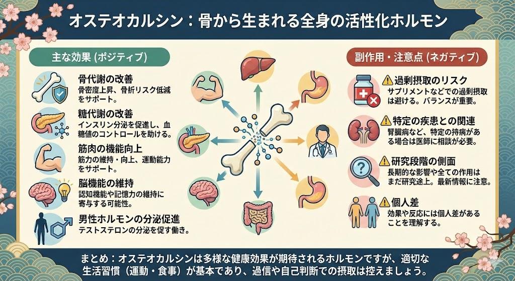 オステオカルシン 効果と副作用