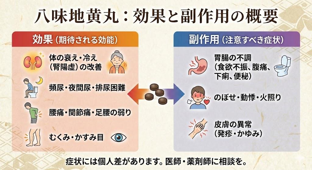 八味地黄丸の効果と副作用