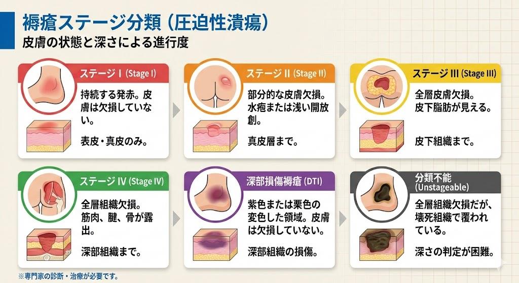 褥瘡ステージの画像付き分類