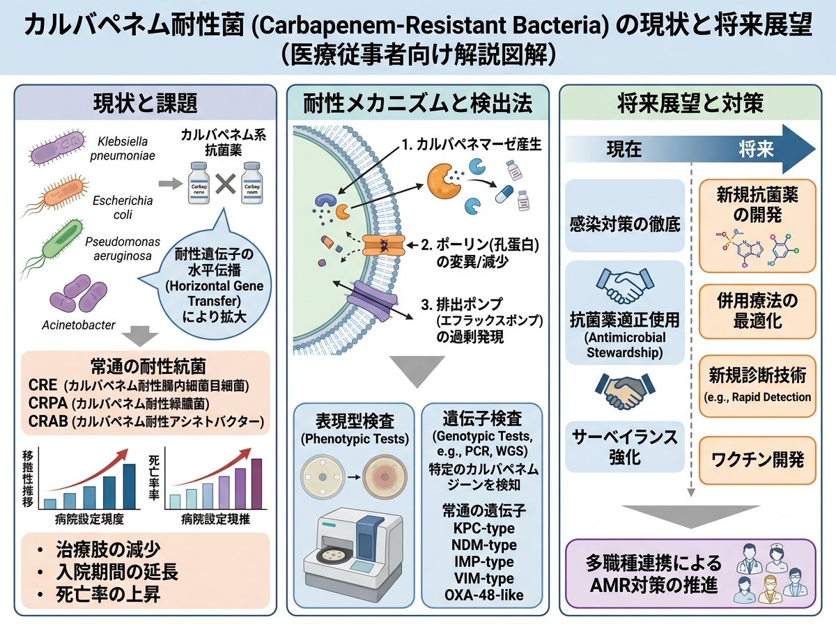 カルバペネム耐性菌の現状と将来展望