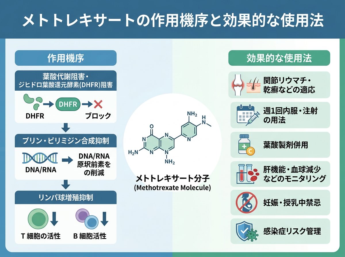 メトトレキサートの作用機序と効果的な使用法