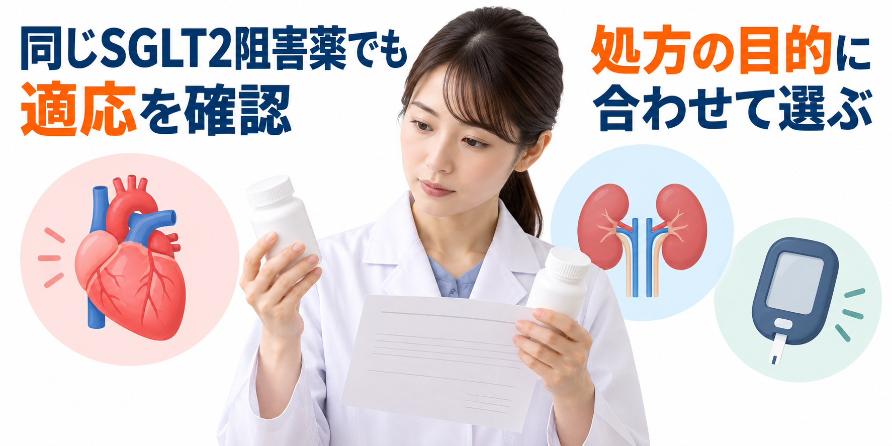 どちらが強いかより、何のための処方かを確認する