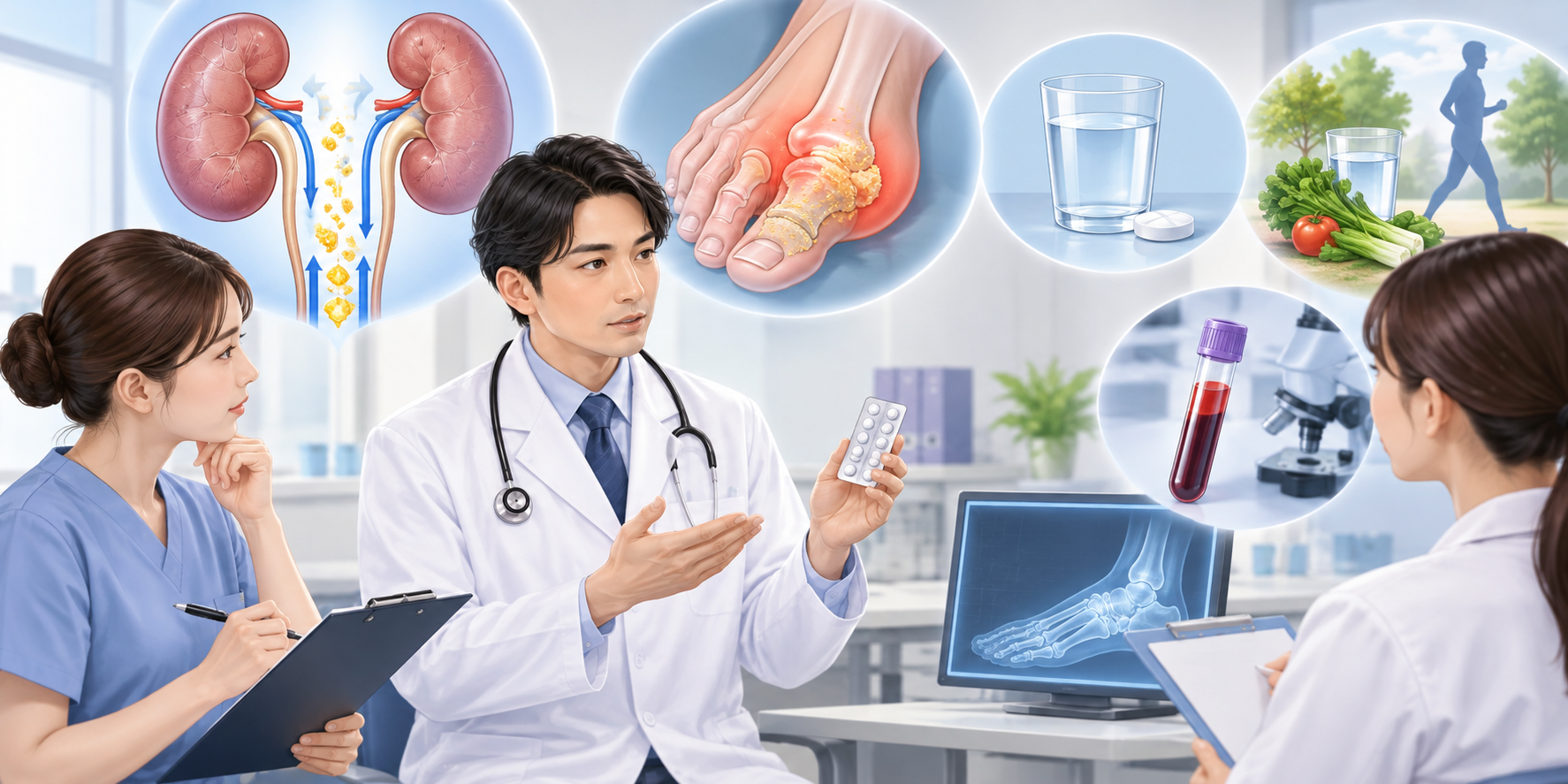 ドチヌラドの服薬指導における医療従事者への注意点の解説図