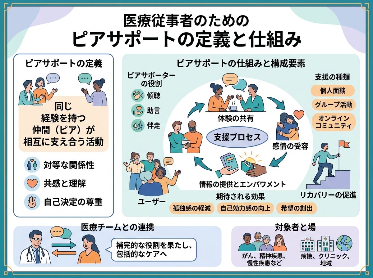 ピアサポートの定義と仕組み