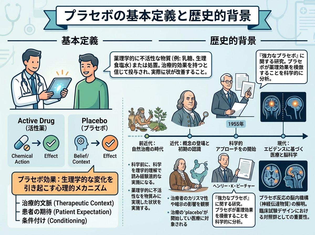 プラセボの基本定義と歴史的背景