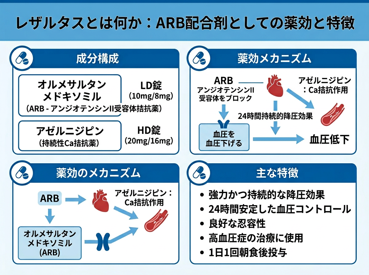 レザルタスとは何か：ARB配合剤としての薬効と特徴