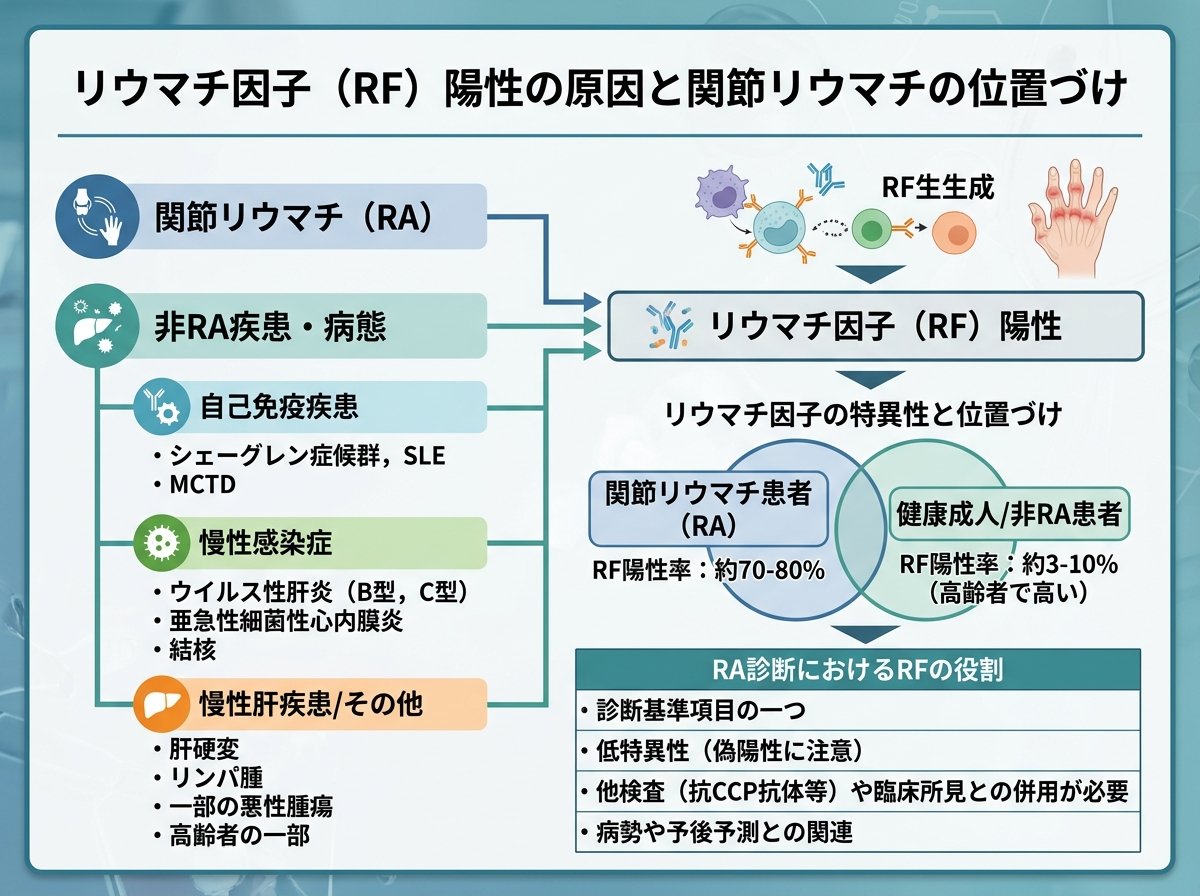 リウマチ因子 高い 原因と関節リウマチの位置づけ