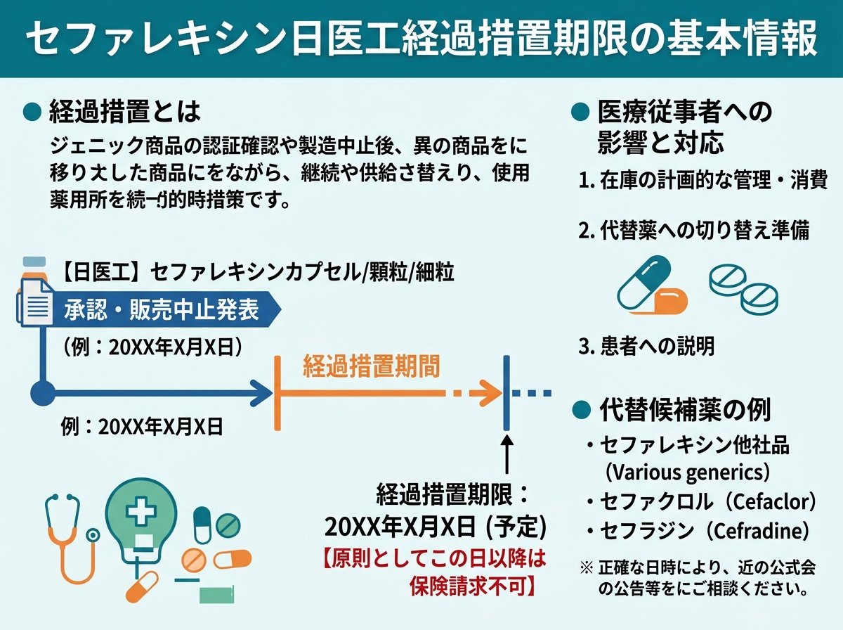セファレキシン日医工経過措置期限の基本情報