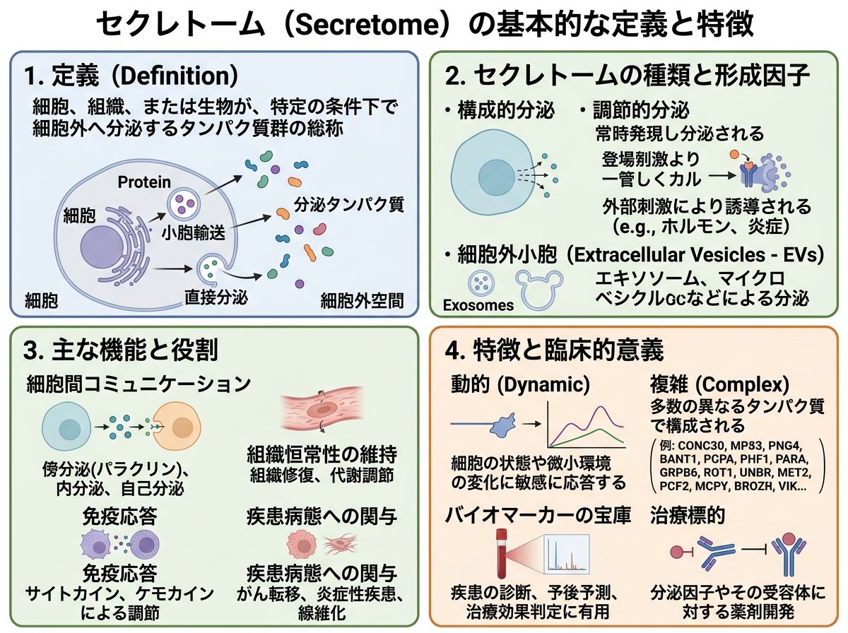 セクレトームの基本的な定義と特徴