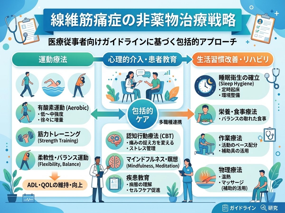 線維筋痛症の非薬物治療戦略