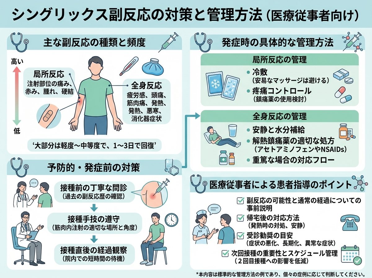 シングリックス副反応の対策と管理方法