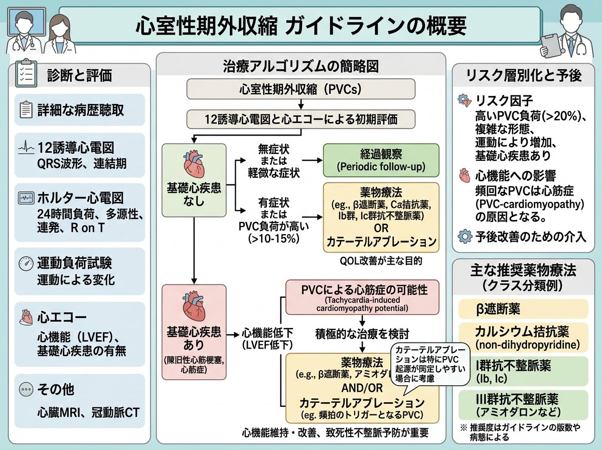 心室性期外収縮ガイドラインの概要