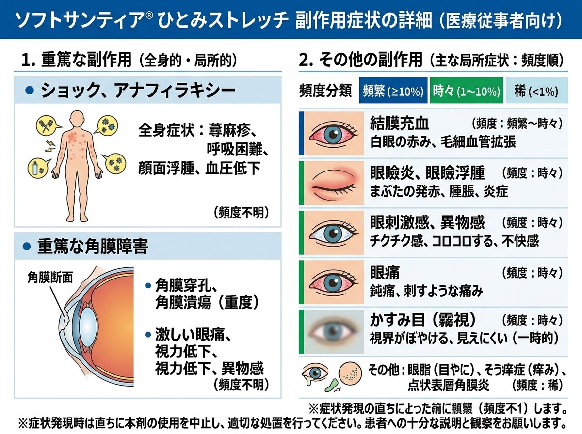 ソフトサンティア ひとみストレッチ副作用症状の詳細