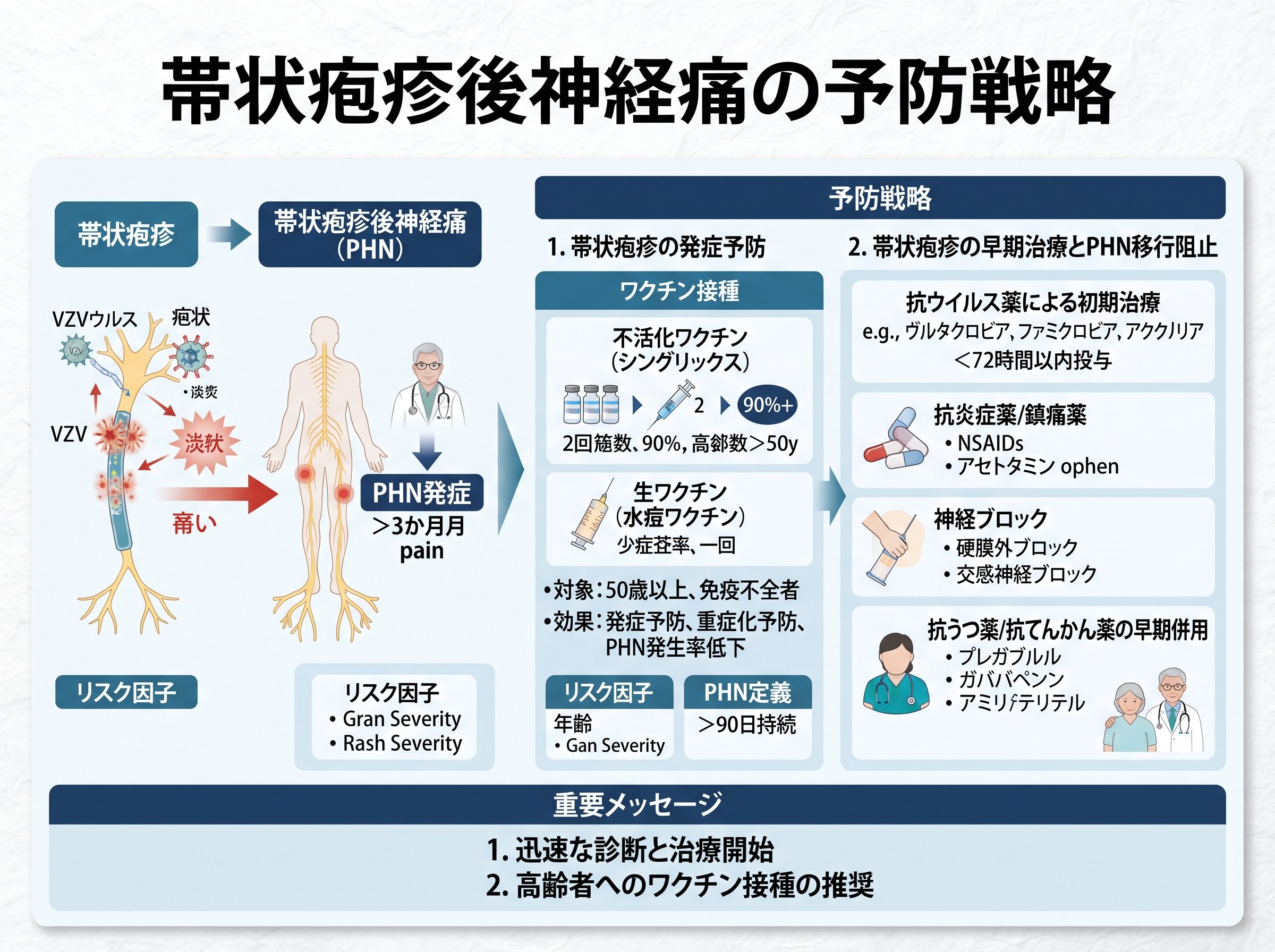 帯状疱疹後神経痛の予防戦略