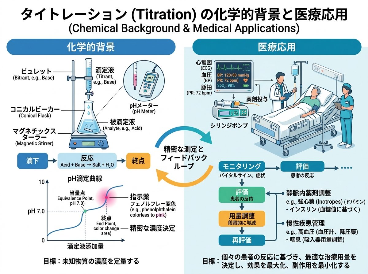 タイトレーション意味の化学的背景と医療応用