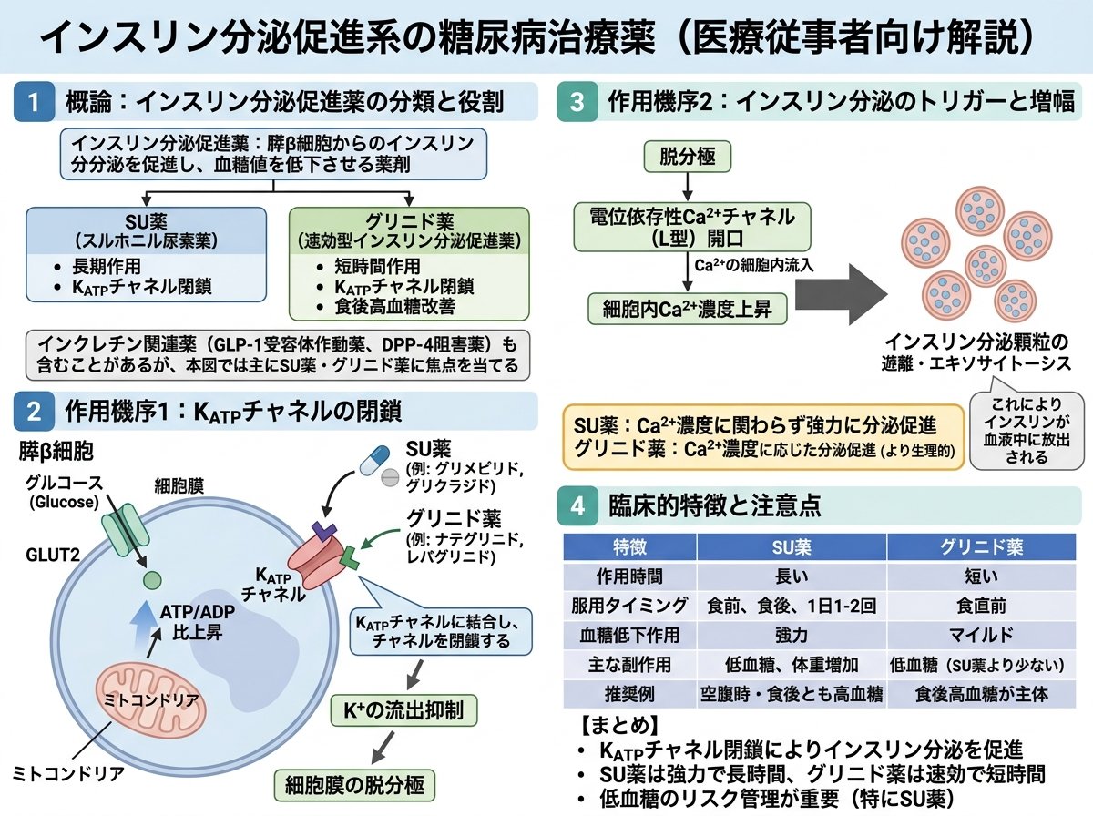 インスリン分泌促進系の糖尿病治療薬